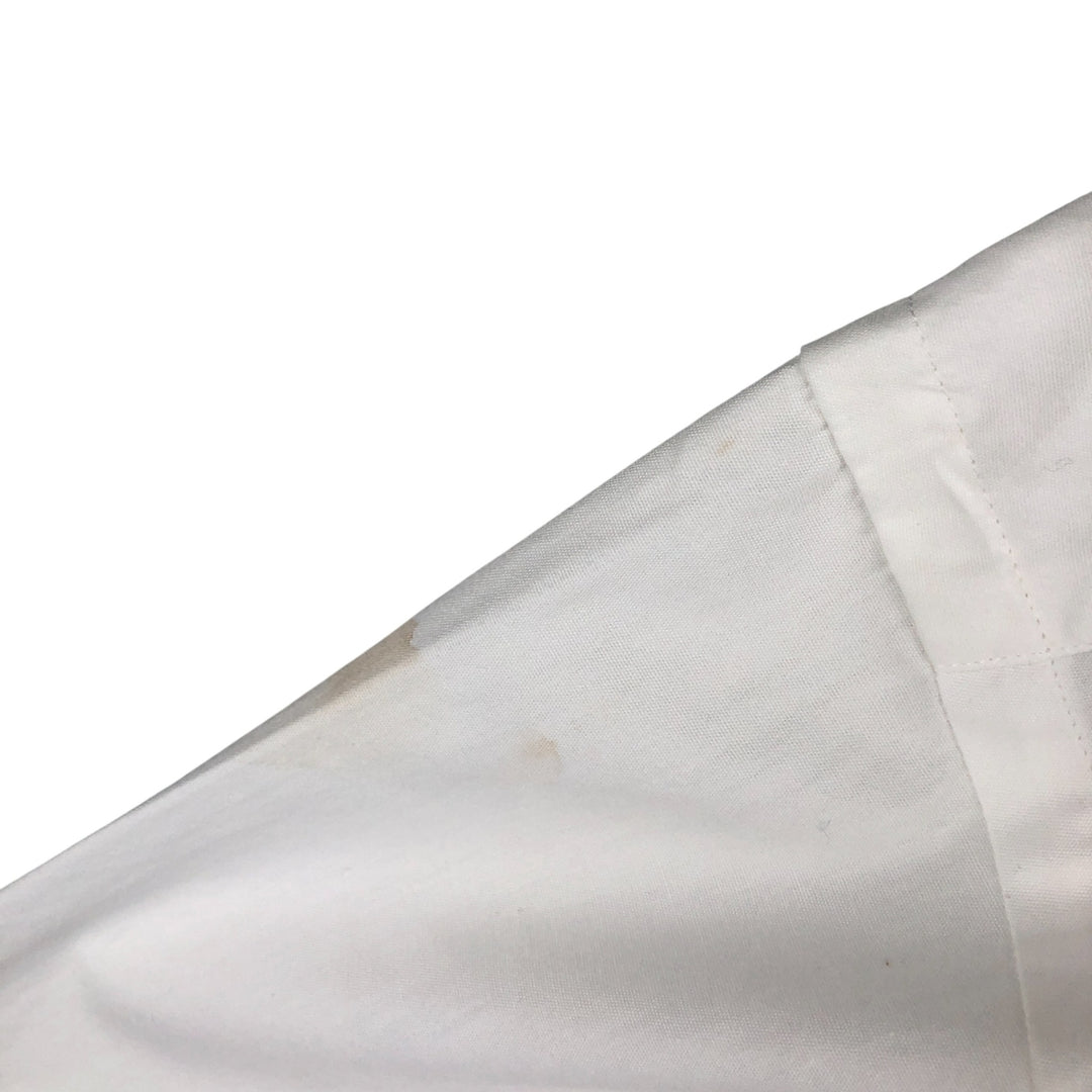 Ralph Lauren REGEND CUSTOM FIT Wide Collar Long Sleeve Cotton Shirt with Cuffs, Men's XL cotton white type Vintage Second Hand