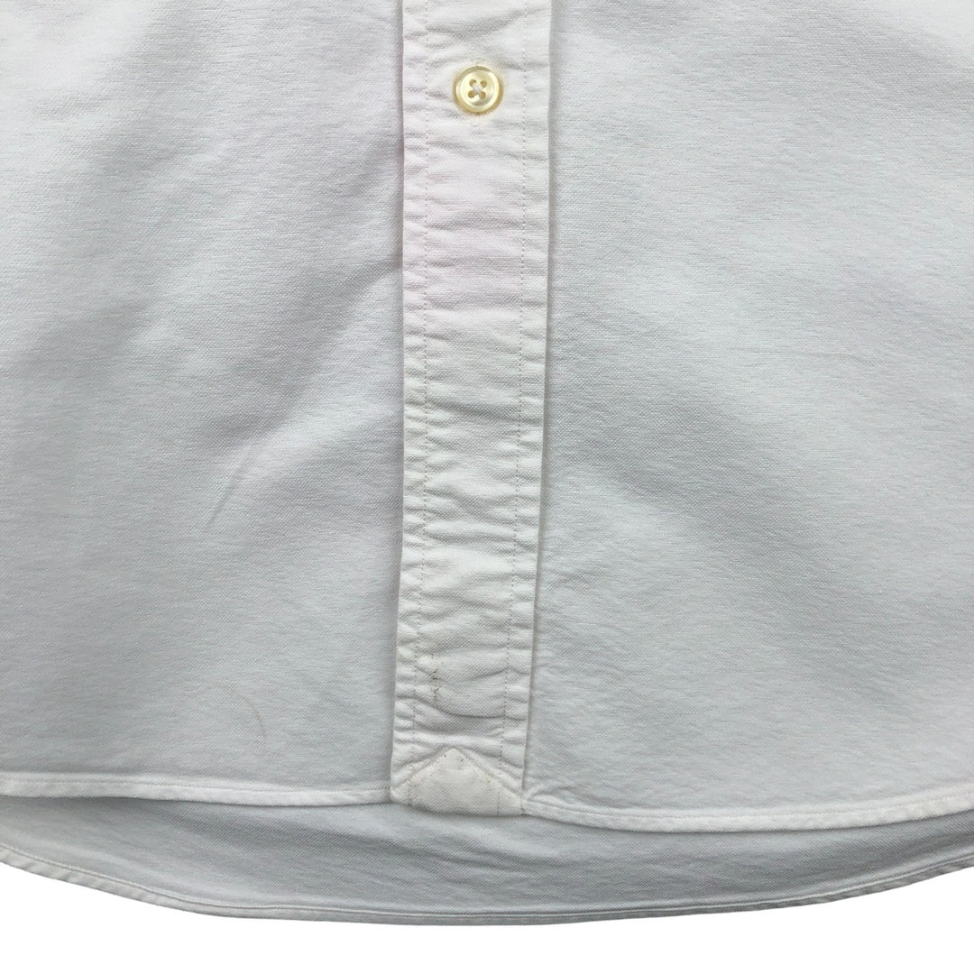 Ralph Lauren CUSTOM FIT long sleeve button down shirt, men's size L cotton white type Vintage Second Hand