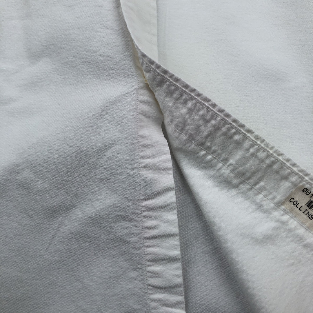Ralph Lauren CUSTOM FIT long sleeve button down shirt, men's size L cotton white type Vintage Second Hand