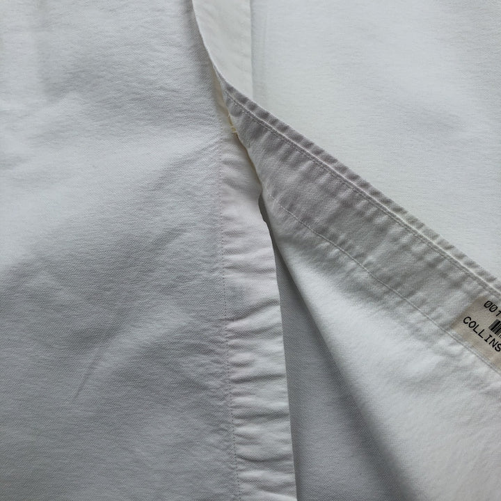 Ralph Lauren CUSTOM FIT long sleeve button down shirt, men's size L cotton white type Vintage Second Hand