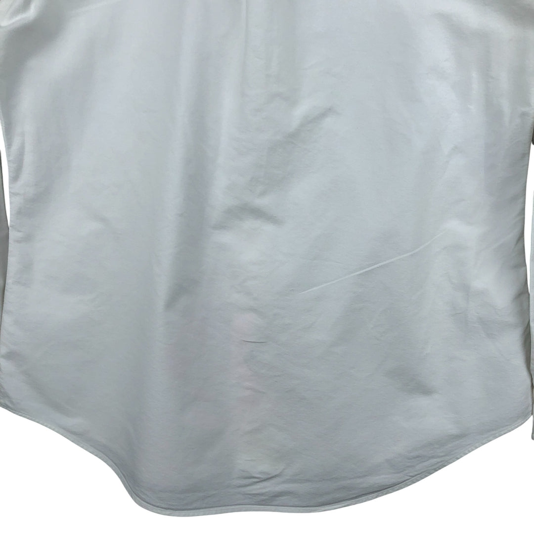 Ralph Lauren CUSTOM FIT long sleeve button down shirt, men's size L cotton white type Vintage Second Hand