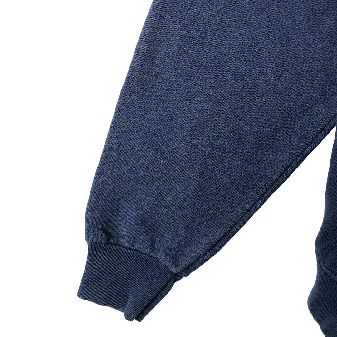 90'S Fruit of the Loom character sweatshirt, men's size L, vintage cotton navy blue type Vintage Second Hand