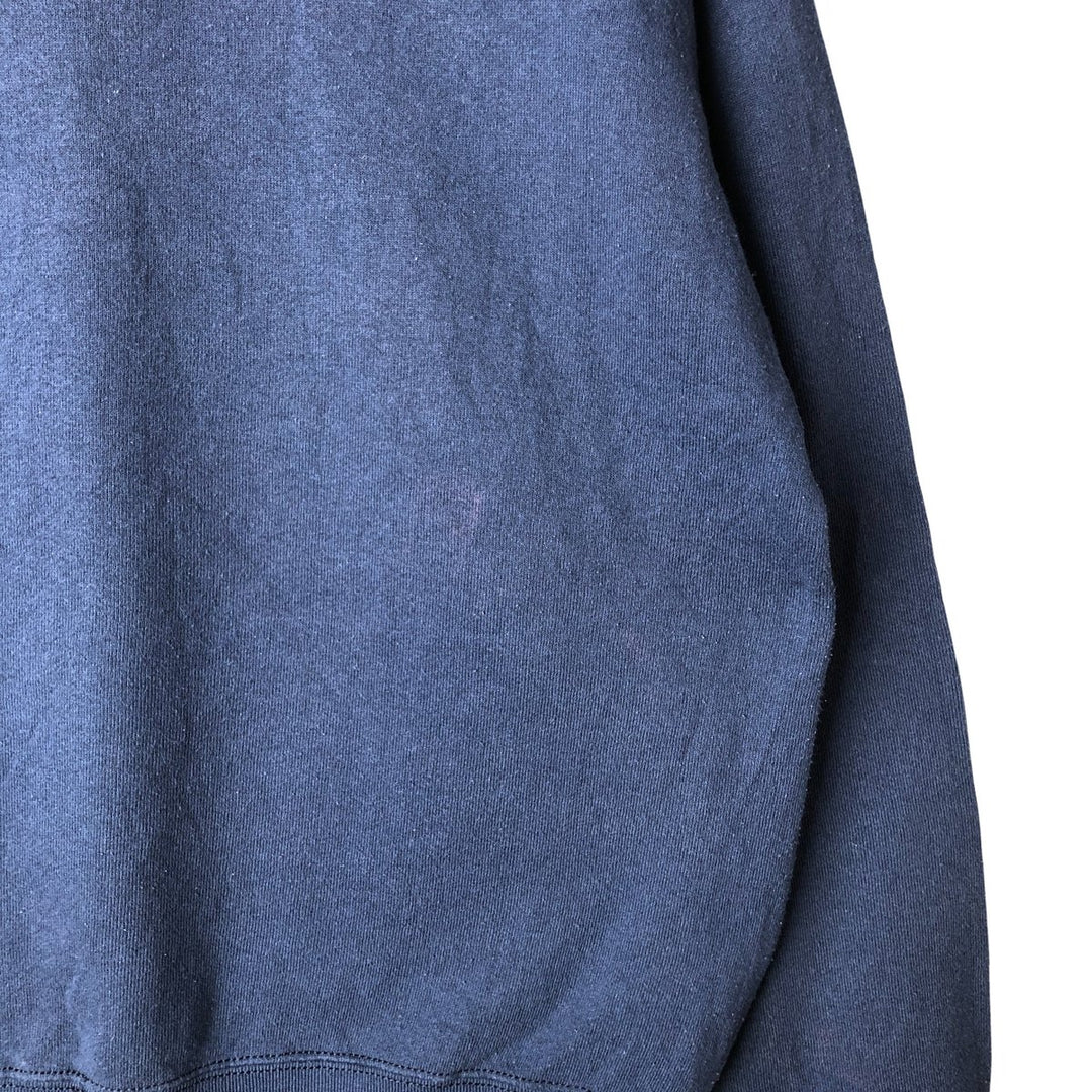 90'S Fruit of the Loom character sweatshirt, men's size L, vintage cotton navy blue type Vintage Second Hand