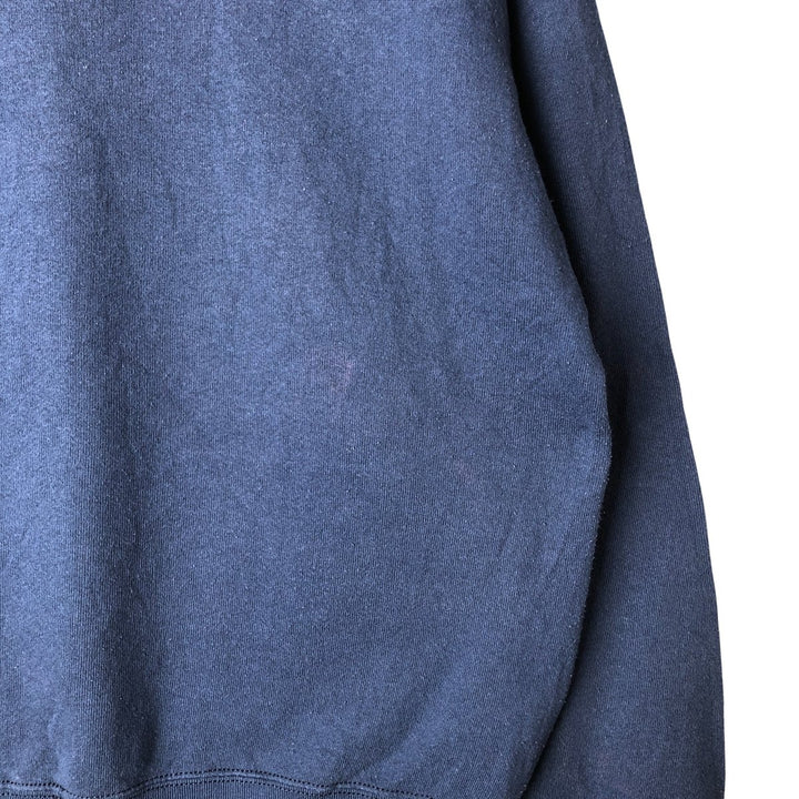 90'S Fruit of the Loom character sweatshirt, men's size L, vintage cotton navy blue type Vintage Second Hand