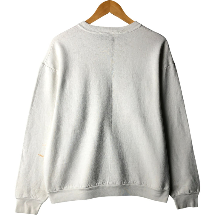 90'S Jerry Leigh Looney Tunes Large Print Character Sweatshirt, Men's Size L unclear white type Vintage Second Hand