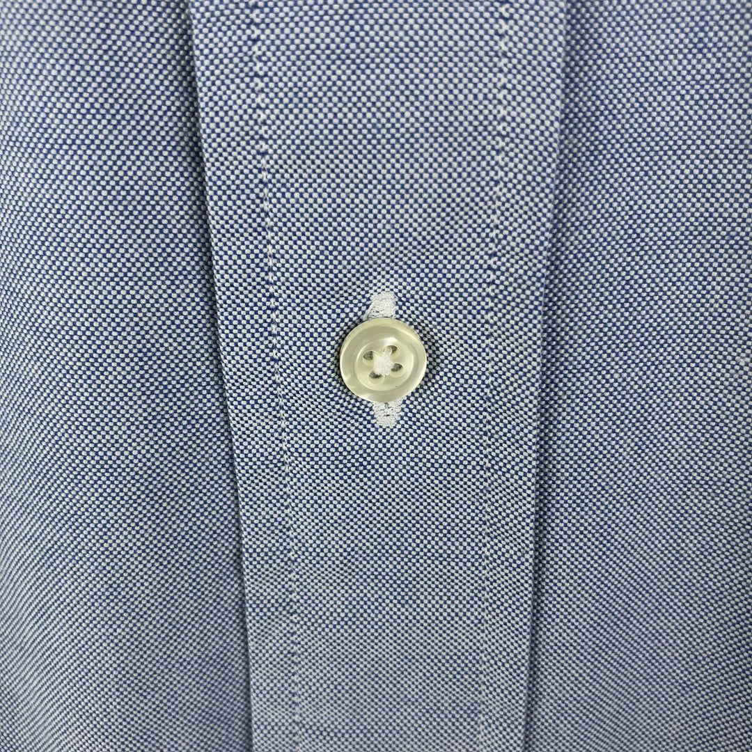 80s-90'S Brooks Brothers Est.1818 Long Sleeve Button Down Shirt Made in USA Men's XL Vintage Supima Cotton navy blue type Vintage Second Hand