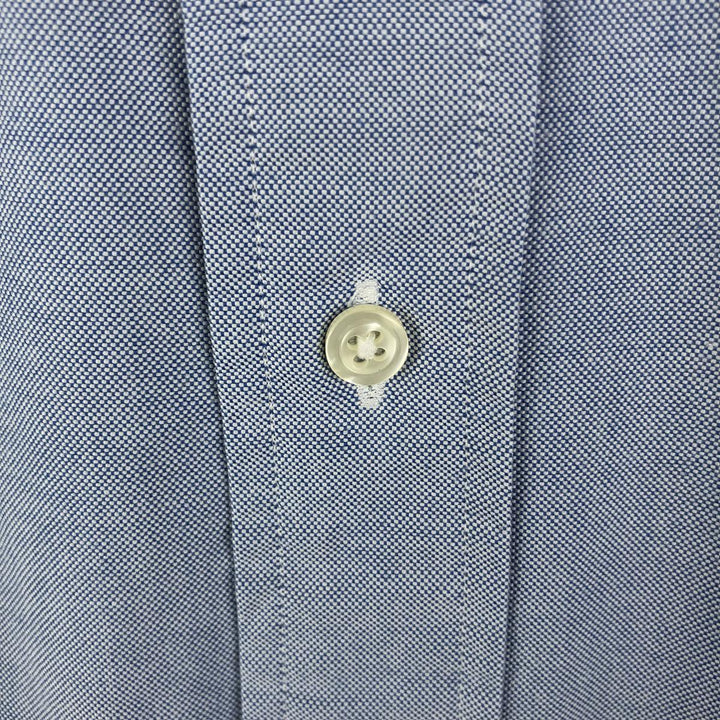 80s-90'S Brooks Brothers Est.1818 Long Sleeve Button Down Shirt Made in USA Men's XL Vintage Supima Cotton navy blue type Vintage Second Hand