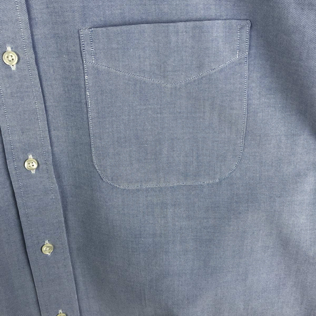 80s-90'S Brooks Brothers Est.1818 Long Sleeve Button Down Shirt Made in USA Men's XL Vintage Supima Cotton navy blue type Vintage Second Hand