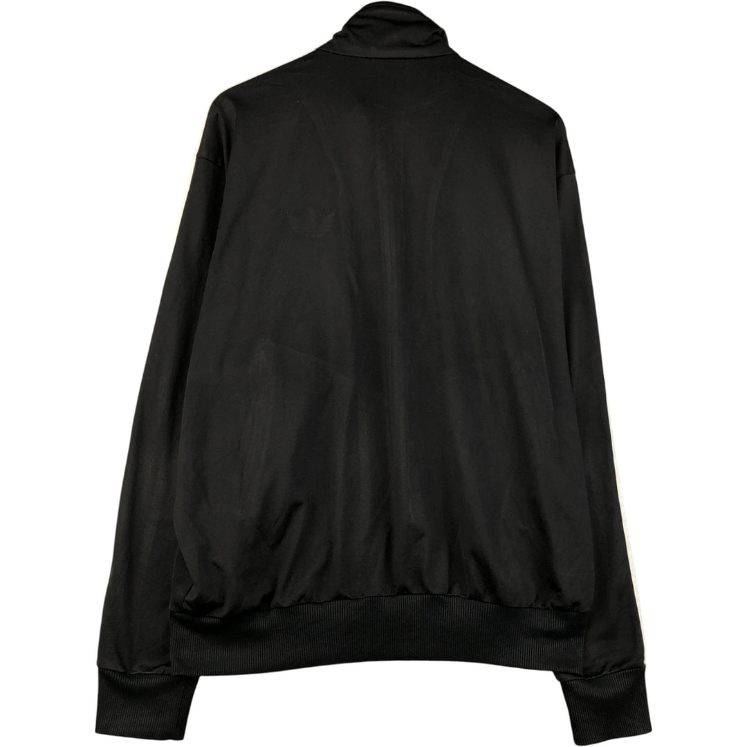 Adidas Originals Jersey Track Jacket Men's Size L polyester black type Vintage Second Hand