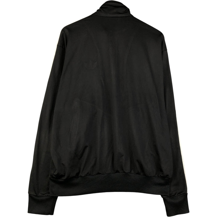 Adidas Originals Jersey Track Jacket Men's Size L polyester black type Vintage Second Hand