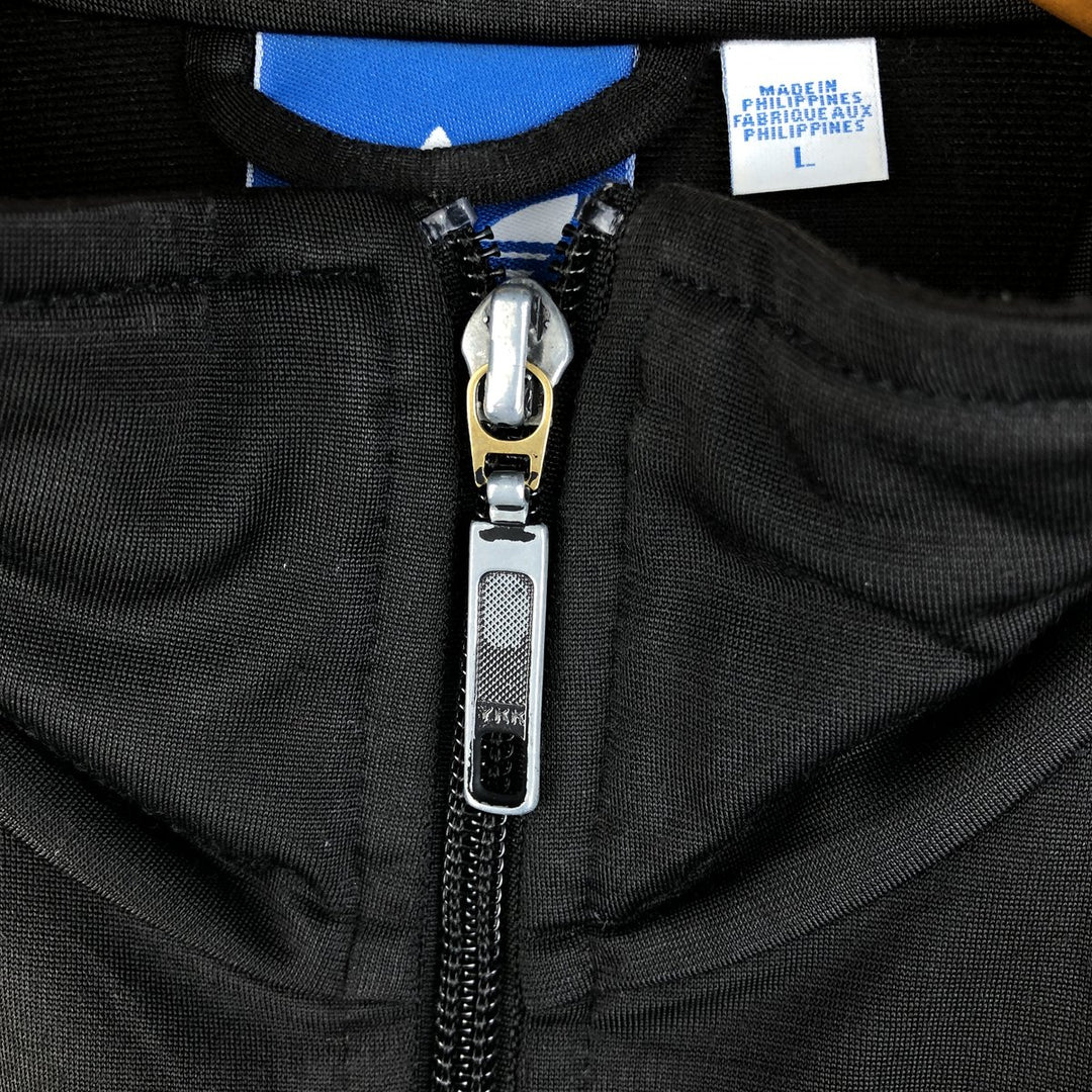 Adidas Originals Jersey Track Jacket Men's Size L polyester black type Vintage Second Hand