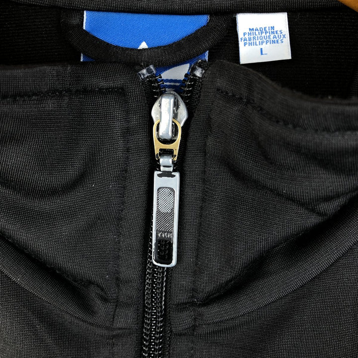 Adidas Originals Jersey Track Jacket Men's Size L polyester black type Vintage Second Hand