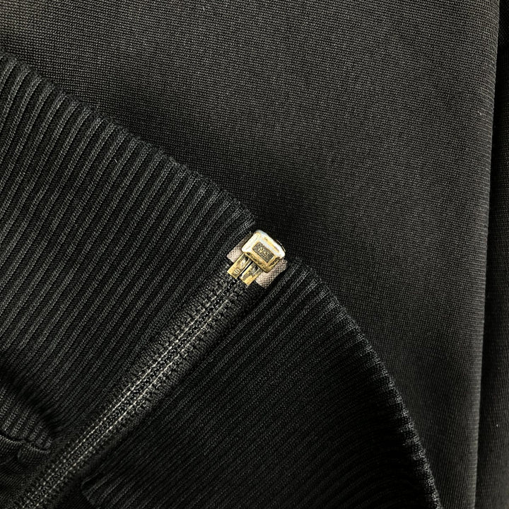 Adidas Originals Jersey Track Jacket Men's Size L polyester black type Vintage Second Hand