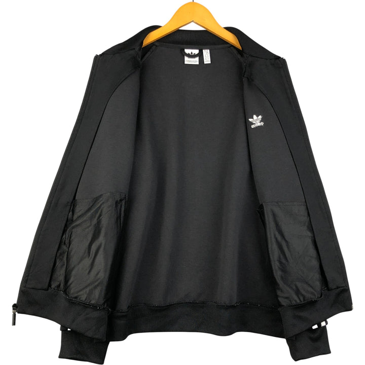 Adidas Originals Jersey Track Jacket Men's XL polyester black type Vintage Second Hand