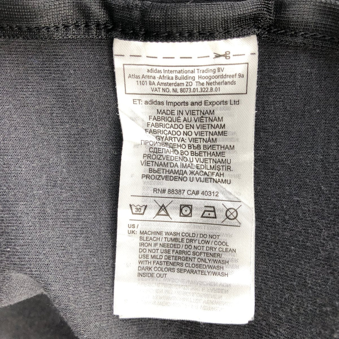 Adidas Originals Jersey Track Jacket Men's XL polyester black type Vintage Second Hand