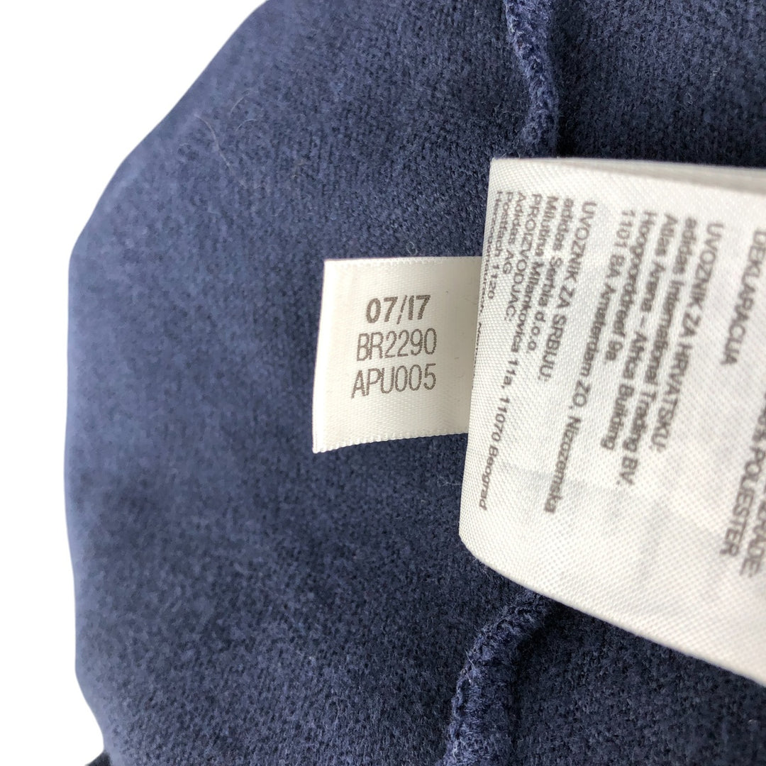 Adidas Originals Jersey Track Jacket Men's Size L cotton navy blue type Vintage Second Hand