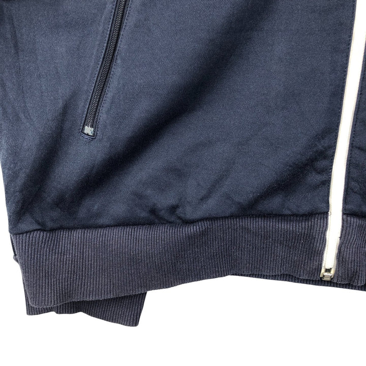 Adidas Originals Jersey Track Jacket Men's Size L cotton navy blue type Vintage Second Hand