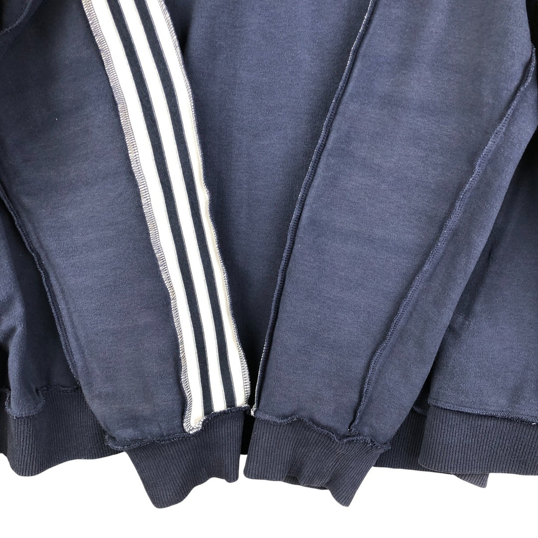 Adidas Originals Jersey Track Jacket Men's Size L cotton navy blue type Vintage Second Hand