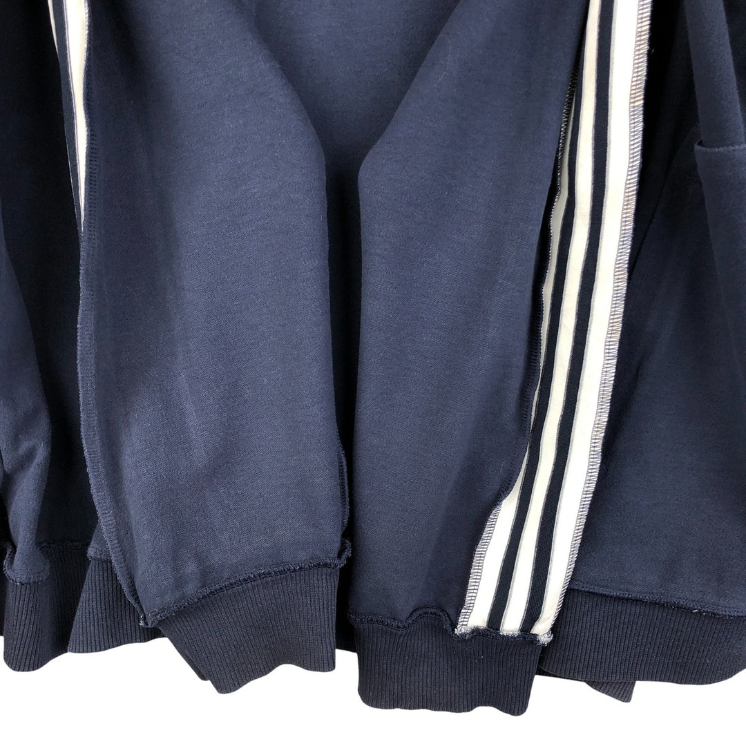 Adidas Originals Jersey Track Jacket Men's Size L cotton navy blue type Vintage Second Hand