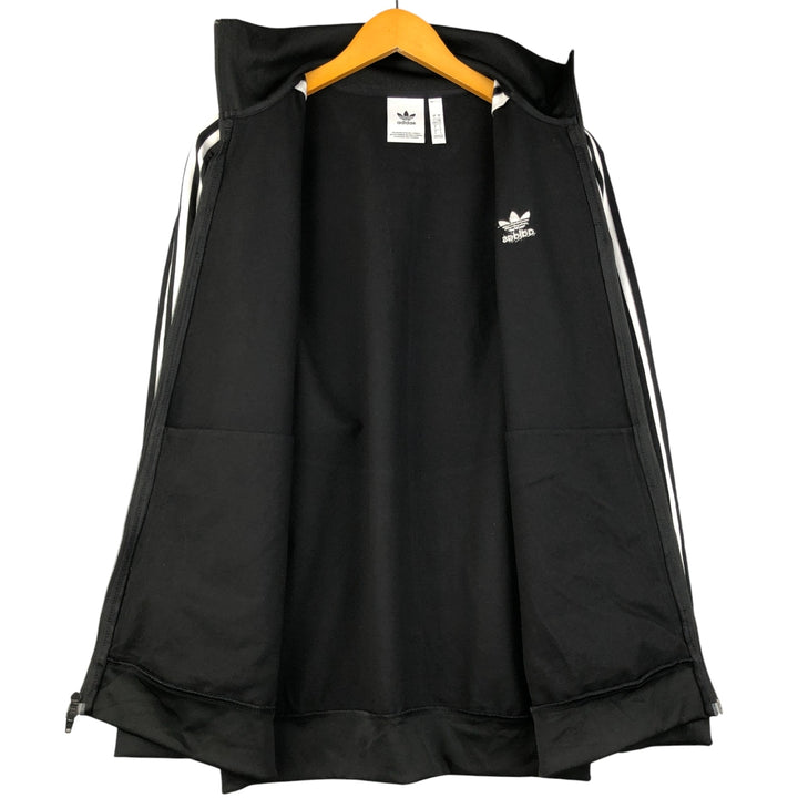 Adidas Originals Jersey Track Jacket Men's Size L cotton black type Vintage Second Hand