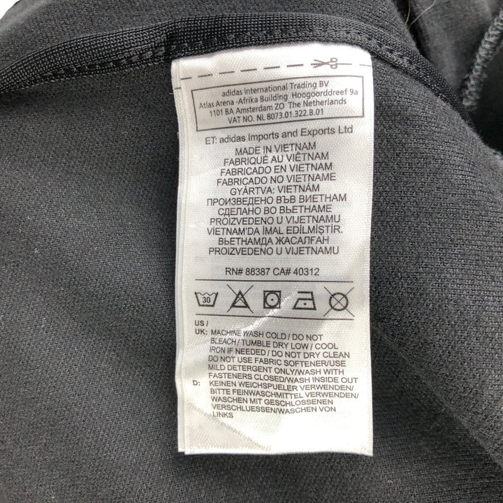 Adidas Originals Jersey Track Jacket Men's Size L cotton black type Vintage Second Hand