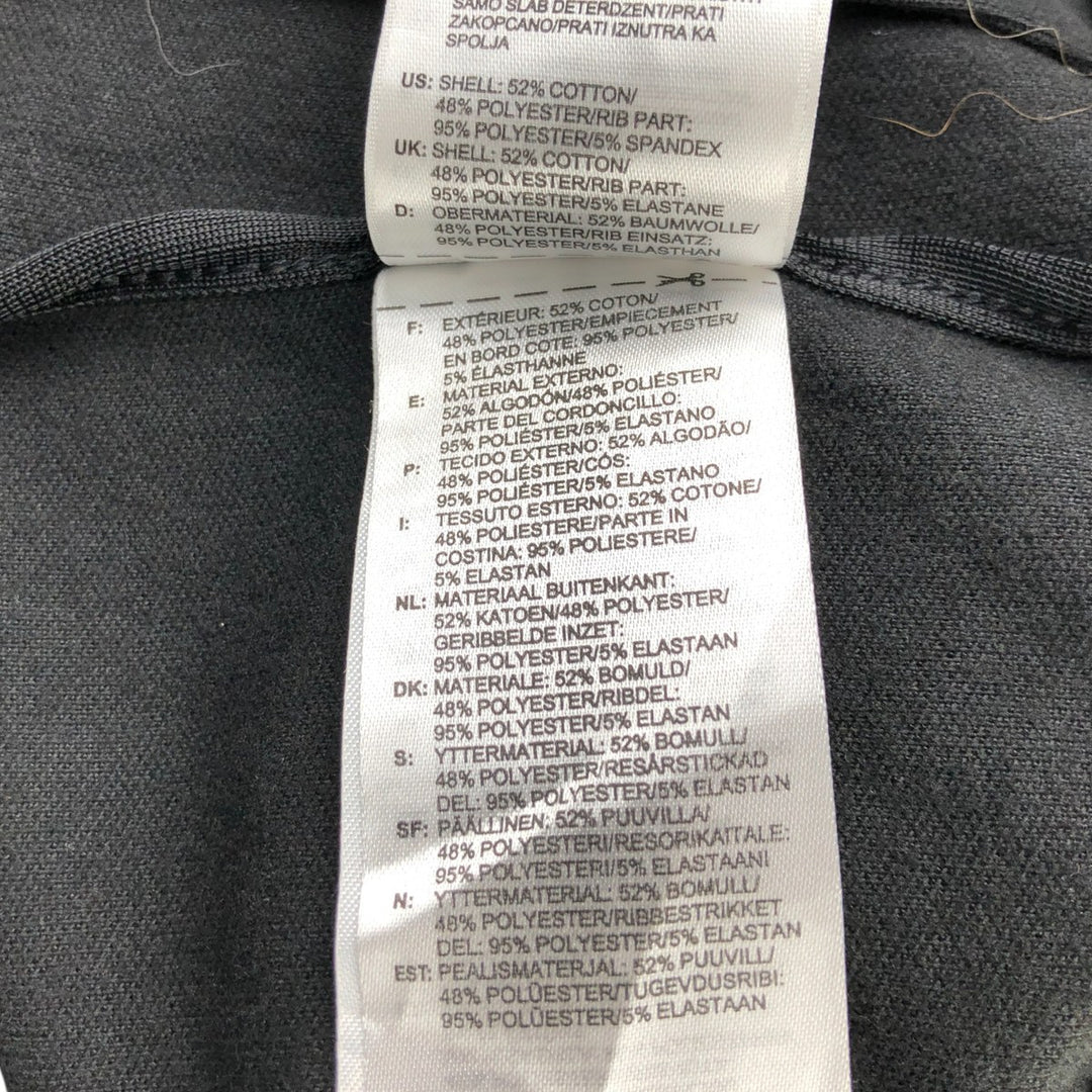 Adidas Originals Jersey Track Jacket Men's Size L cotton black type Vintage Second Hand