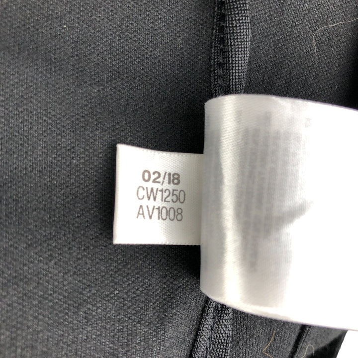 Adidas Originals Jersey Track Jacket Men's Size L cotton black type Vintage Second Hand