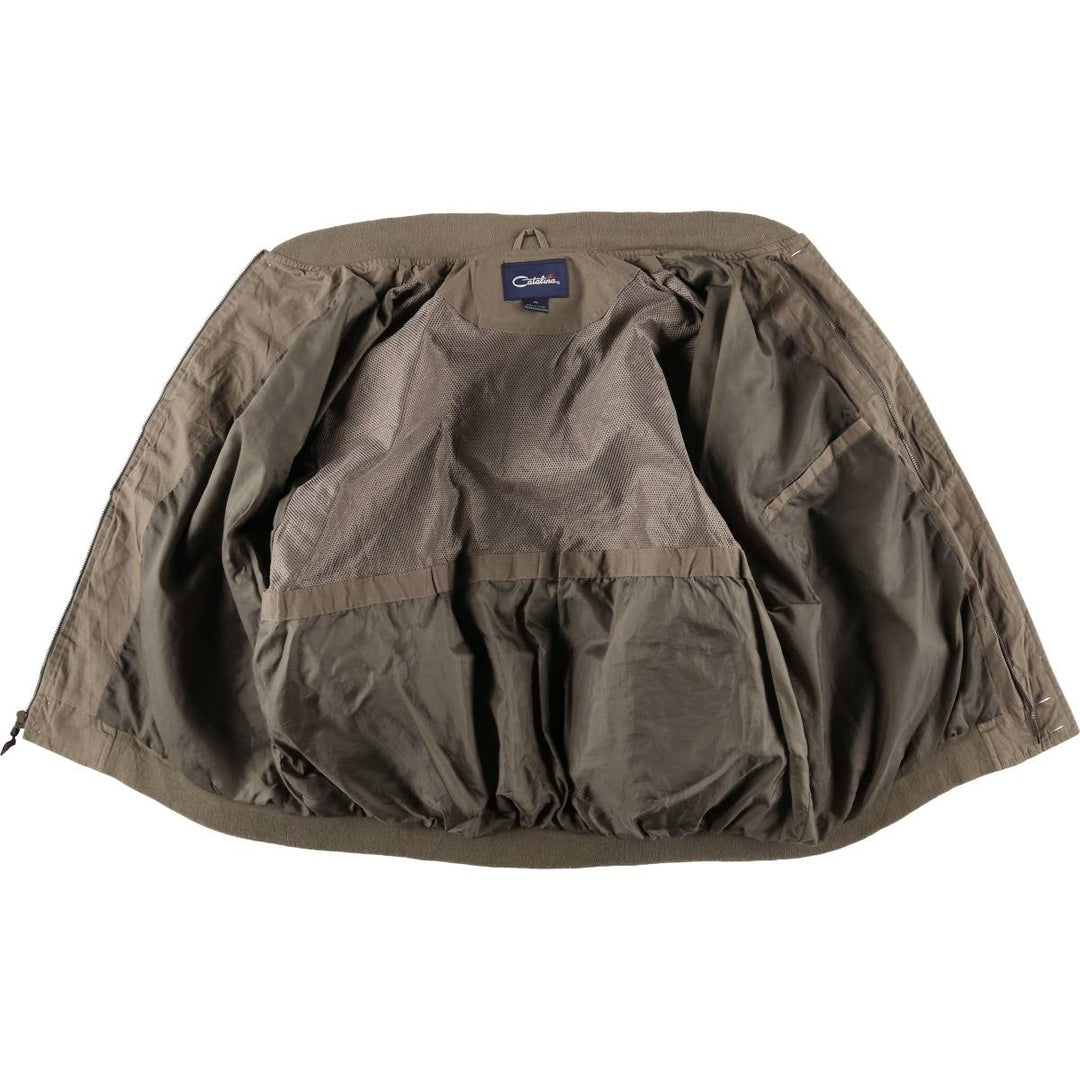 90'S Catalina Derby Jacket, Cup Shoulder, Men's XL, Vintage unclear brown type Vintage Second Hand