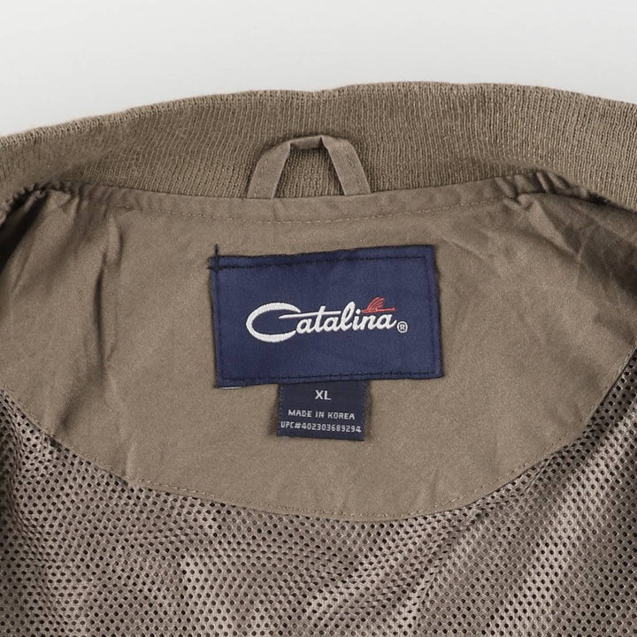 90'S Catalina Derby Jacket, Cup Shoulder, Men's XL, Vintage unclear brown type Vintage Second Hand