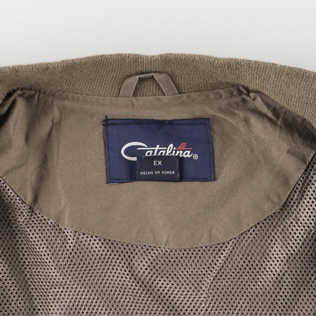 90'S Catalina Derby Jacket, Cup Shoulder, Men's XL, Vintage unclear brown type Vintage Second Hand