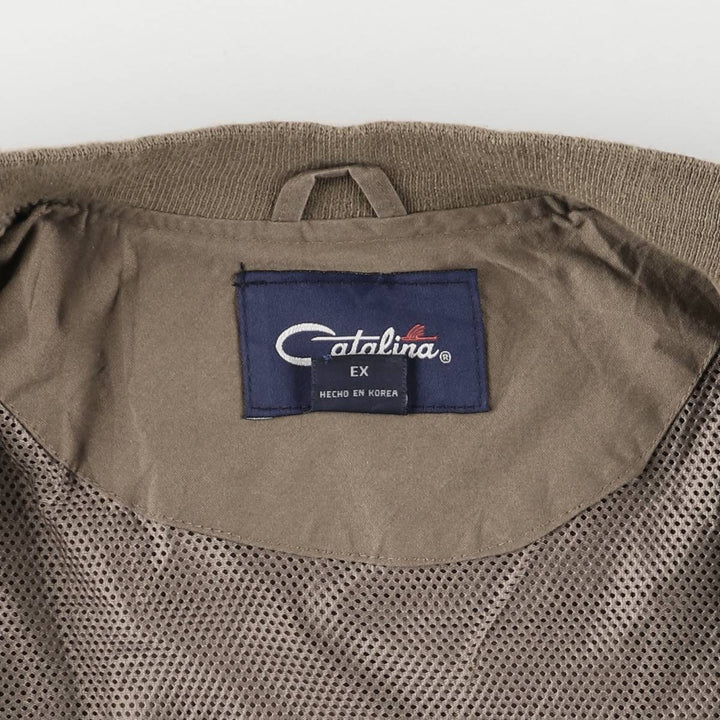 90'S Catalina Derby Jacket, Cup Shoulder, Men's XL, Vintage unclear brown type Vintage Second Hand