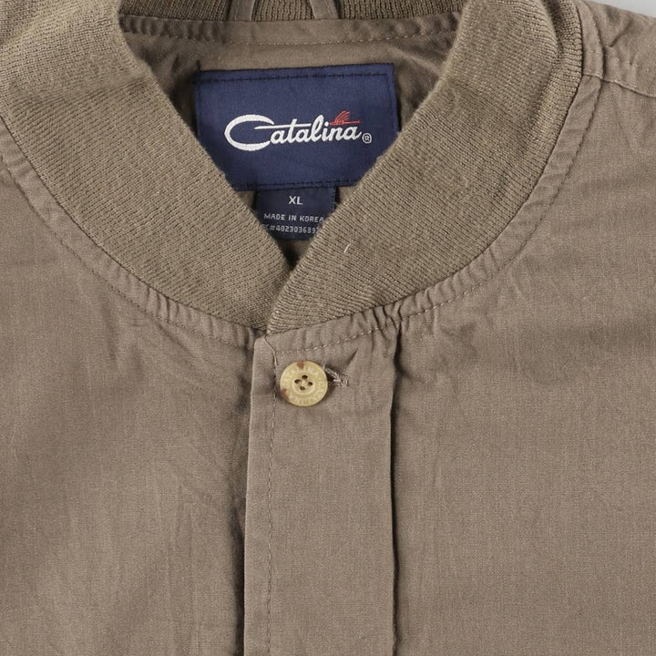 90'S Catalina Derby Jacket, Cup Shoulder, Men's XL, Vintage unclear brown type Vintage Second Hand
