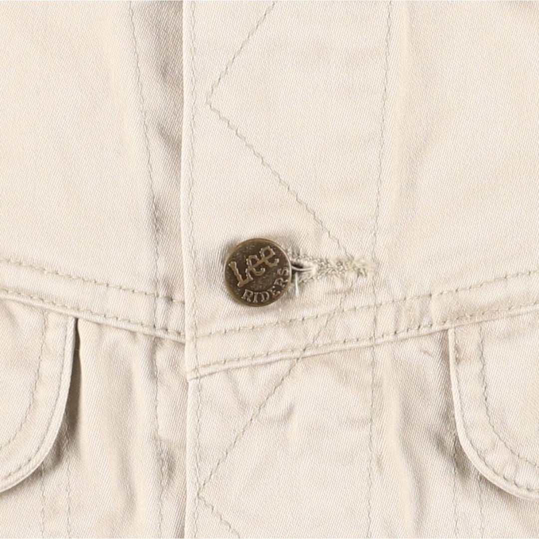 Vintage Lee Riders Slim Trucker Jacket from the 1980'S and 1990s, Men's Medium Size. cotton Beige type Vintage Second Hand