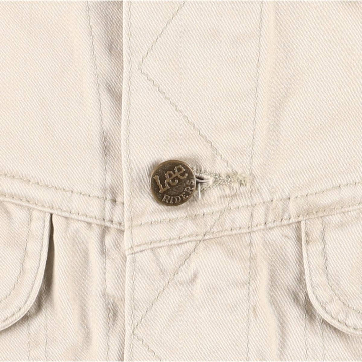 Vintage Lee Riders Slim Trucker Jacket from the 1980'S and 1990s, Men's Medium Size. cotton Beige type Vintage Second Hand