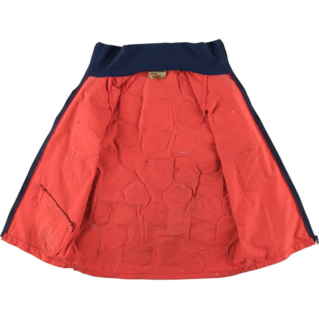 Custom zip-up jacket, men's size small, vintage polyester red type Vintage Second Hand