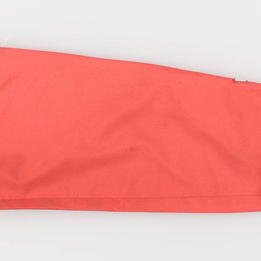 Custom zip-up jacket, men's size small, vintage polyester red type Vintage Second Hand