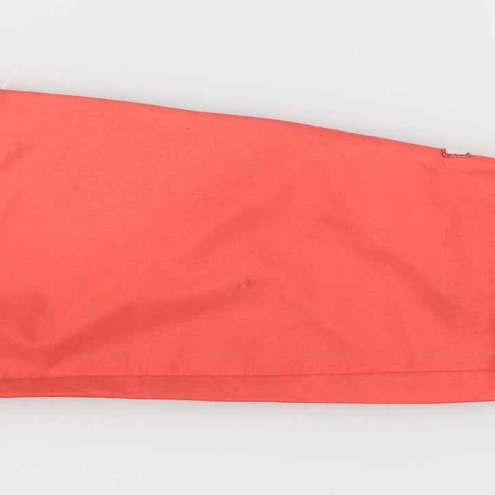 Custom zip-up jacket, men's size small, vintage polyester red type Vintage Second Hand