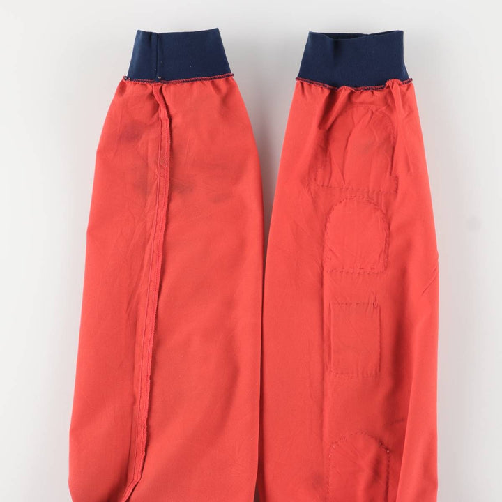 Custom zip-up jacket, men's size small, vintage polyester red type Vintage Second Hand