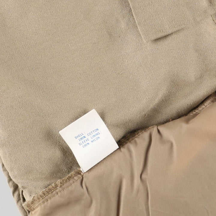 Vintage 1980'S Columbia Navy Blue Tag Shooting Jacket, Men's Size L cotton beige type brown Vintage Second Hand