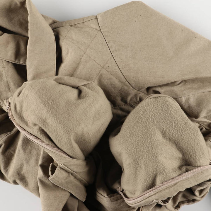 Vintage 1980'S Columbia Navy Blue Tag Shooting Jacket, Men's Size L cotton beige type brown Vintage Second Hand