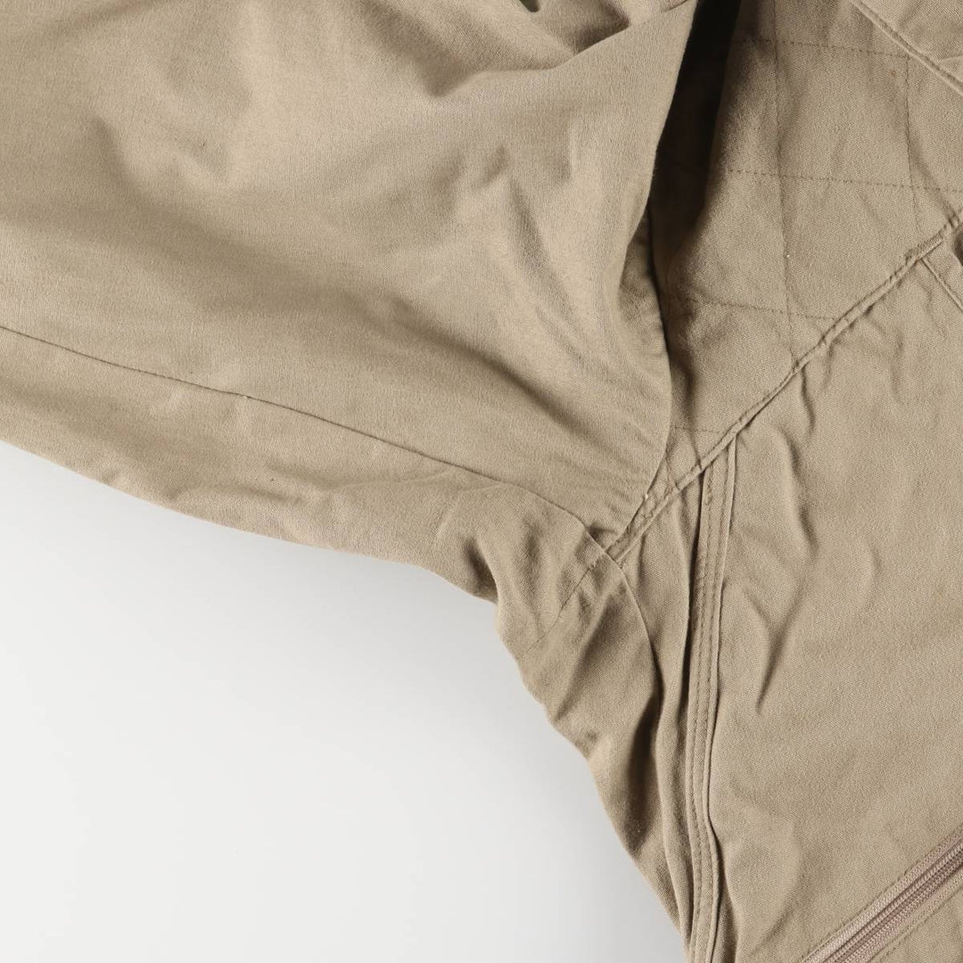 Vintage 1980'S Columbia Navy Blue Tag Shooting Jacket, Men's Size L cotton beige type brown Vintage Second Hand