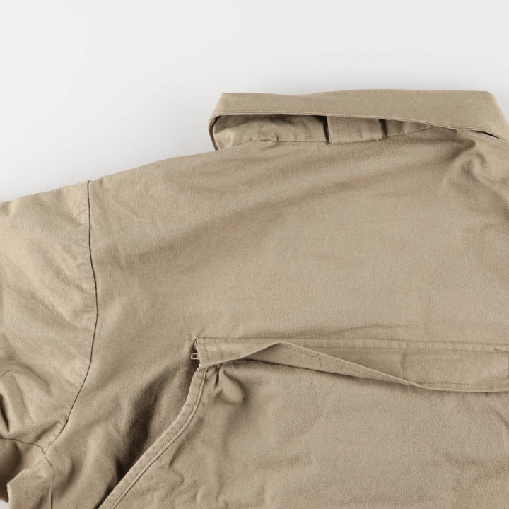 Vintage 1980'S Columbia Navy Blue Tag Shooting Jacket, Men's Size L cotton beige type brown Vintage Second Hand