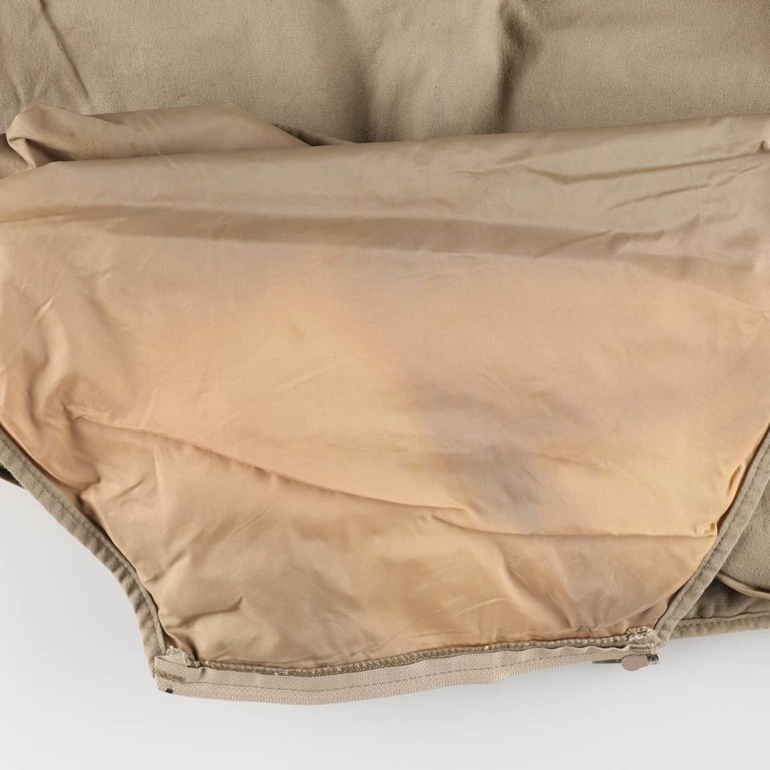 Vintage 1980'S Columbia Navy Blue Tag Shooting Jacket, Men's Size L cotton beige type brown Vintage Second Hand