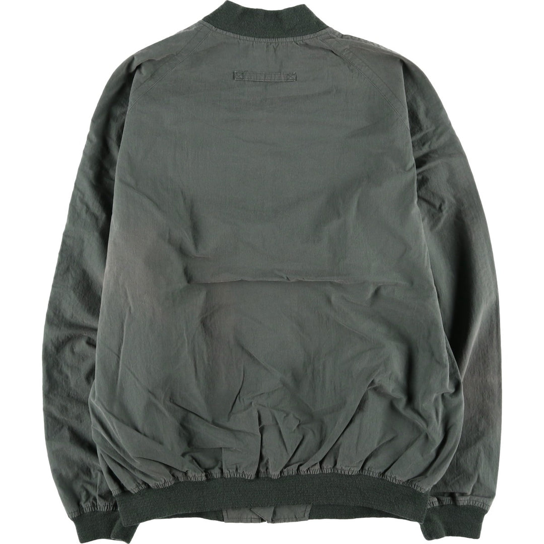 90s-00'S LLBean Cotton Blouson, Men's Size L cotton Khaki type Vintage Second Hand