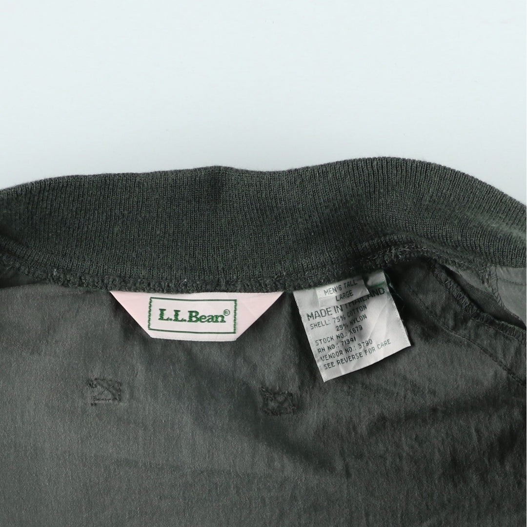90s-00'S LLBean Cotton Blouson, Men's Size L cotton Khaki type Vintage Second Hand