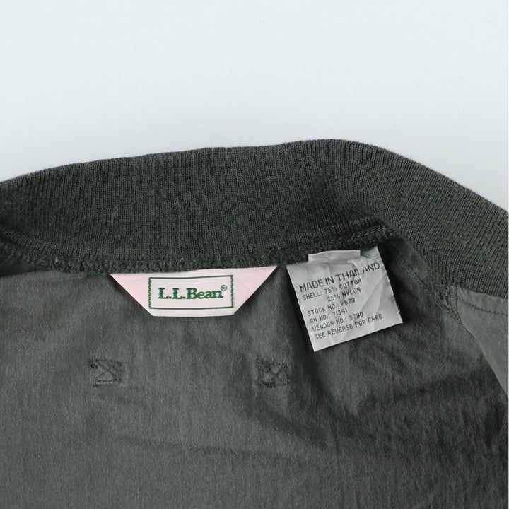 90s-00'S LLBean Cotton Blouson, Men's Size L cotton Khaki type Vintage Second Hand