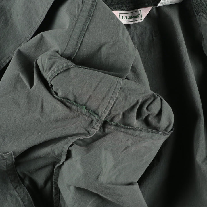 90s-00'S LLBean Cotton Blouson, Men's Size L cotton Khaki type Vintage Second Hand