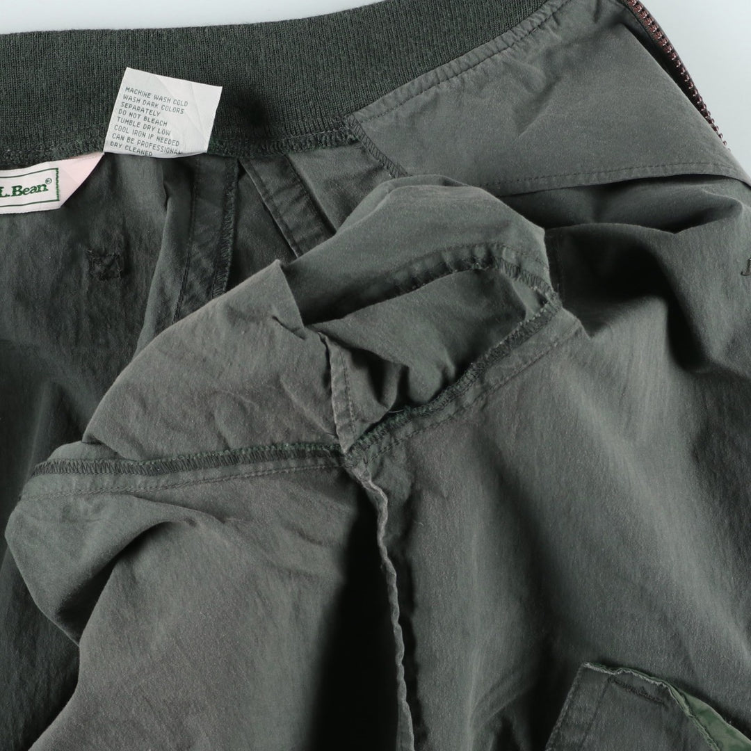 90s-00'S LLBean Cotton Blouson, Men's Size L cotton Khaki type Vintage Second Hand