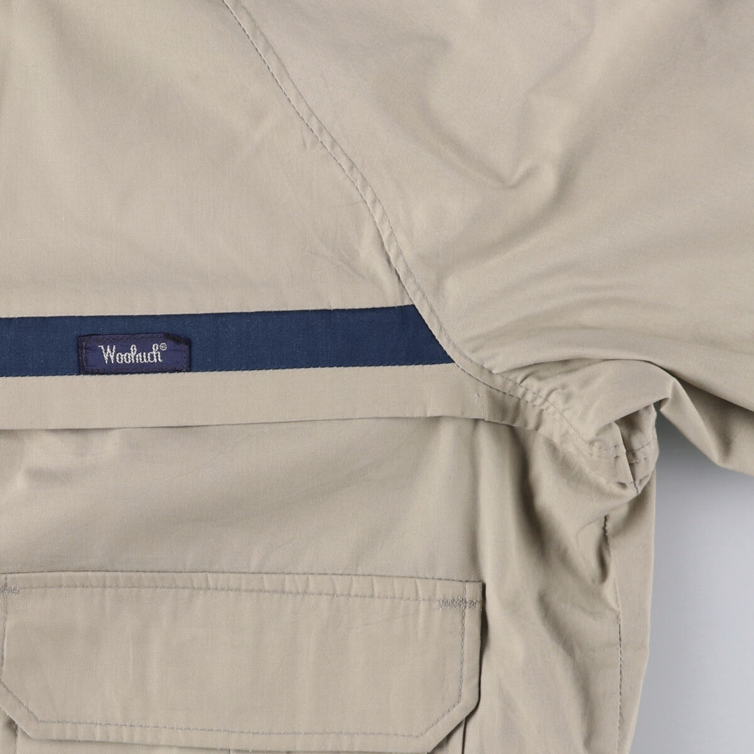 Vintage 1970'S WOOLRICH windbreaker, men's size XL unclear Beige type Vintage Second Hand