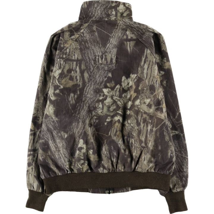 90s-00'S WOOLRICH Camouflage Pattern Real Tree Camo Nylon Blouson, Men's Size L Nylon Khaki type Vintage Second Hand